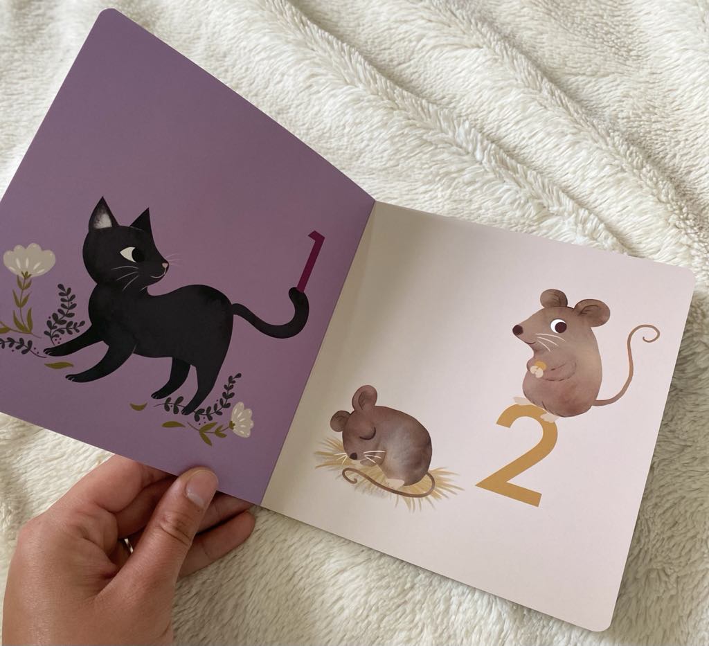 Livre bébé "compter jusqu'à 10"