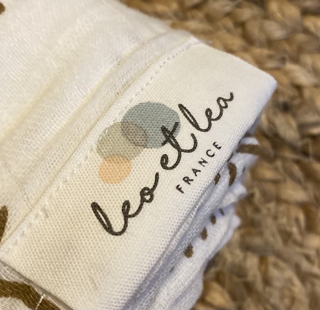 Maxi lange de coton arc-en-ciel "Léo&Léa"