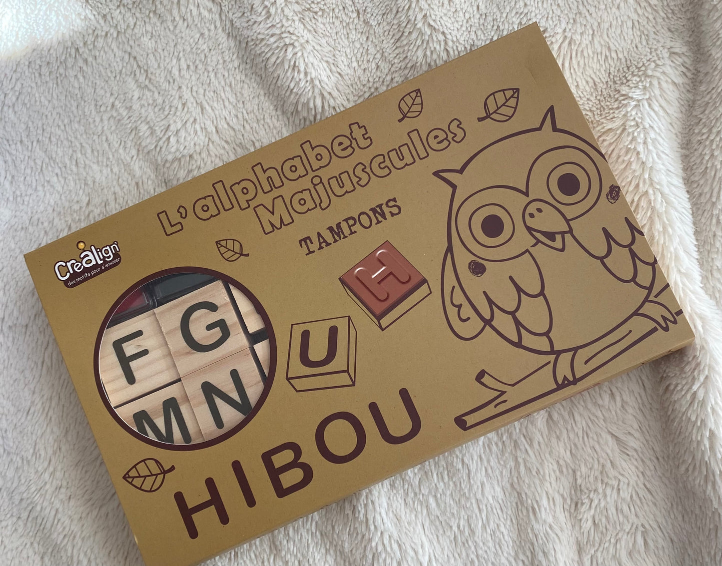 Tampons bois "L'alphabet majuscules"