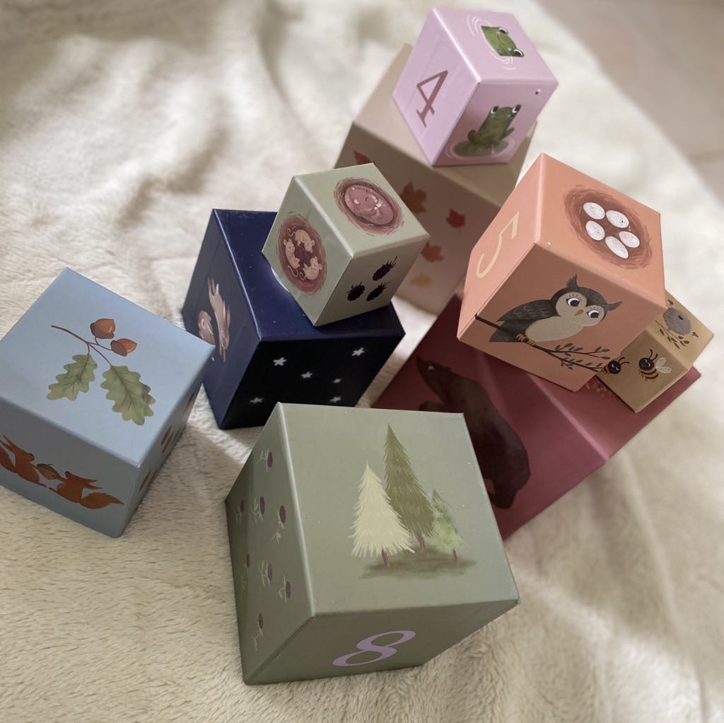 Cube à empiler " Animaux nordiques"